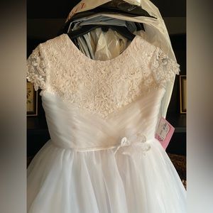 NWT Joan Calabrese flower girl dress/first communion dress.